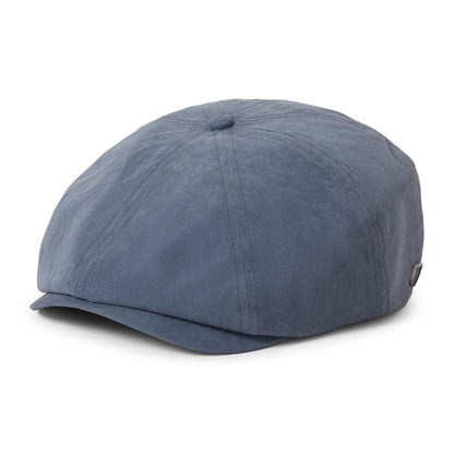 Brixton Hats Brood Brushed Satin Newsboy Cap - Slate Blue