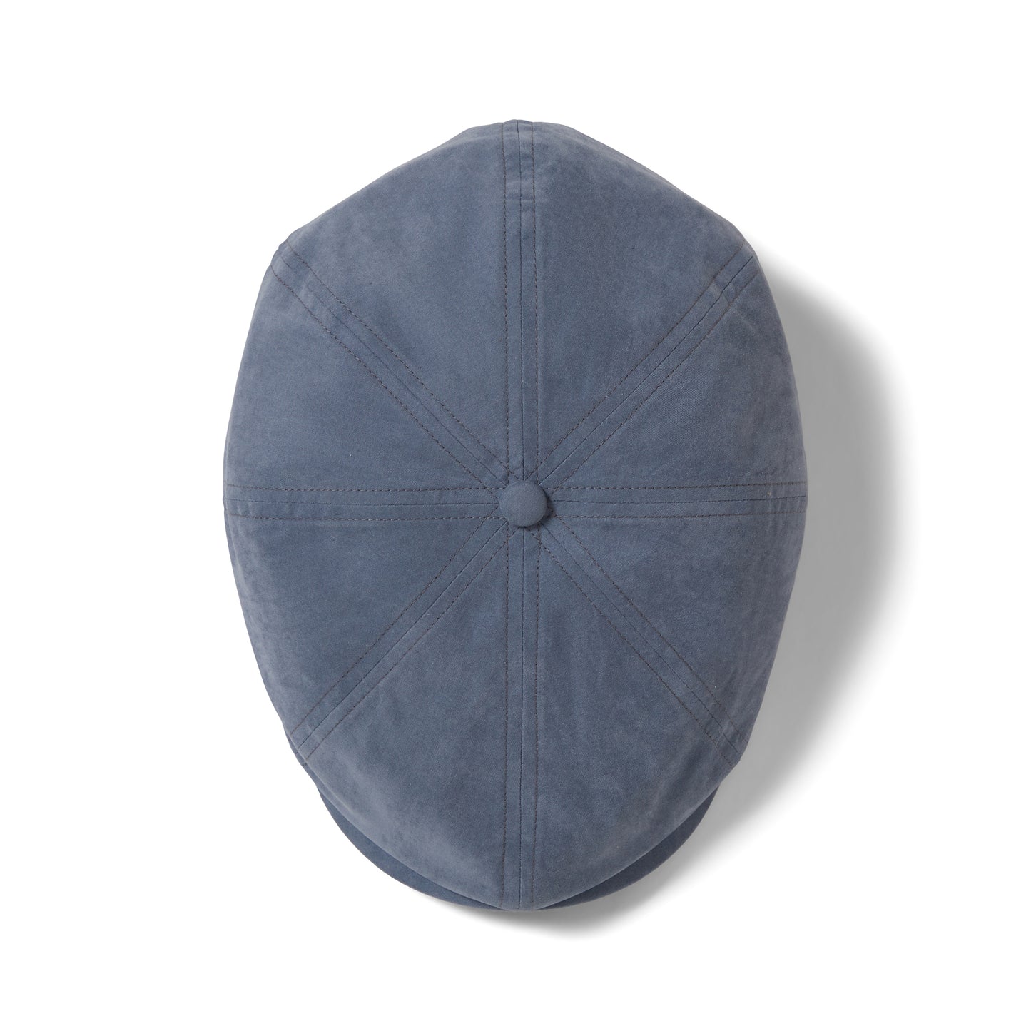 Brixton Hats Brood Brushed Satin Newsboy Cap - Slate Blue