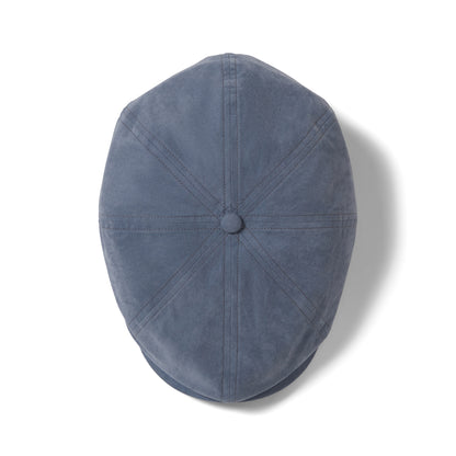 Brixton Hats Brood Brushed Satin Newsboy Cap - Slate Blue