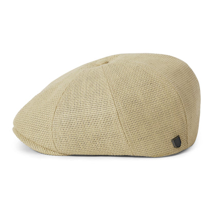 Brixton Hats Brood Lightweight Toyo Straw Newsboy Cap - Natural