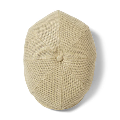 Brixton Hats Brood Lightweight Toyo Straw Newsboy Cap - Natural