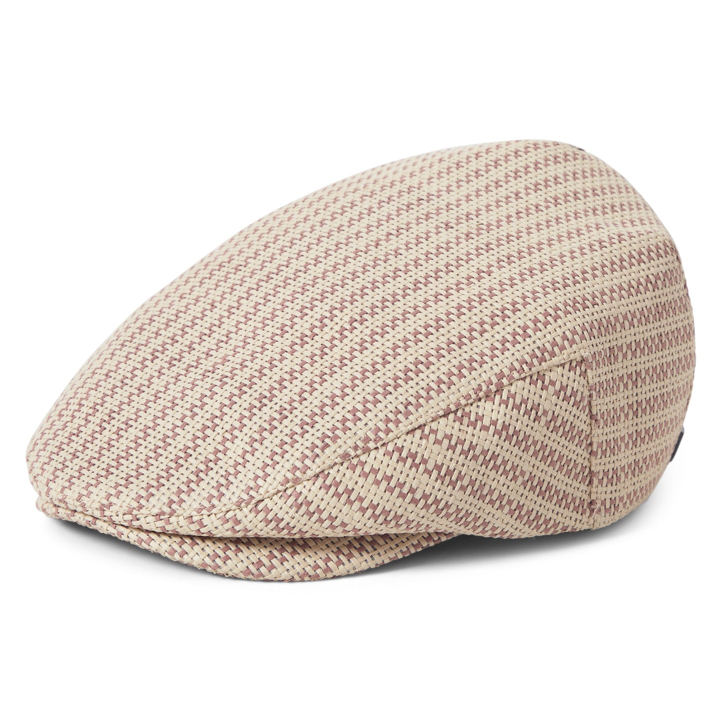 Brixton Hats Hooligan Lightweight Toyo Straw Flat Cap - Natural-Clay
