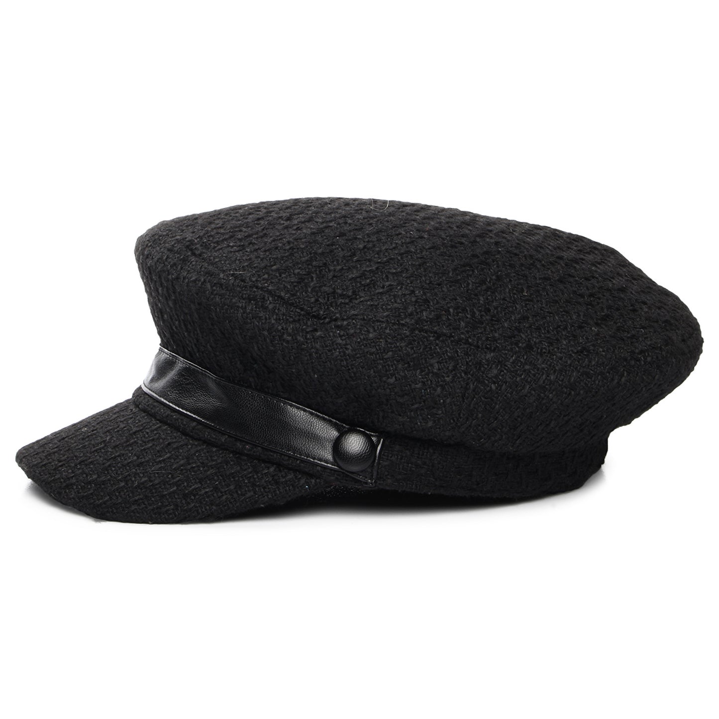 Scala Hats Donna Bouclé Baker Boy Cap - Black