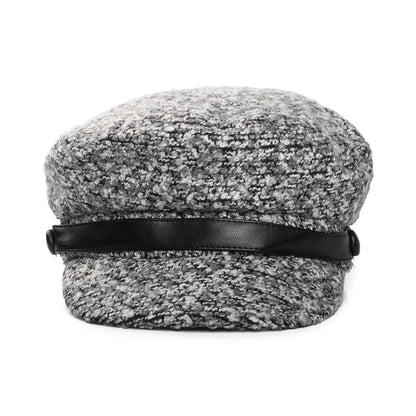 Scala Hats Donna Bouclé Baker Boy Cap - Grey