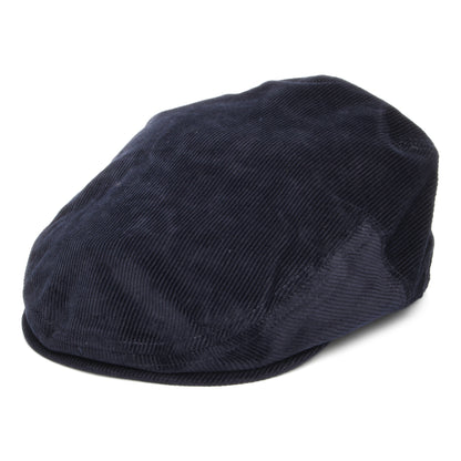 Barbour Hats Bayfield Corduroy Flat Cap - Navy Blue