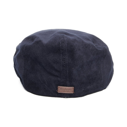 Barbour Hats Bayfield Corduroy Flat Cap - Navy Blue
