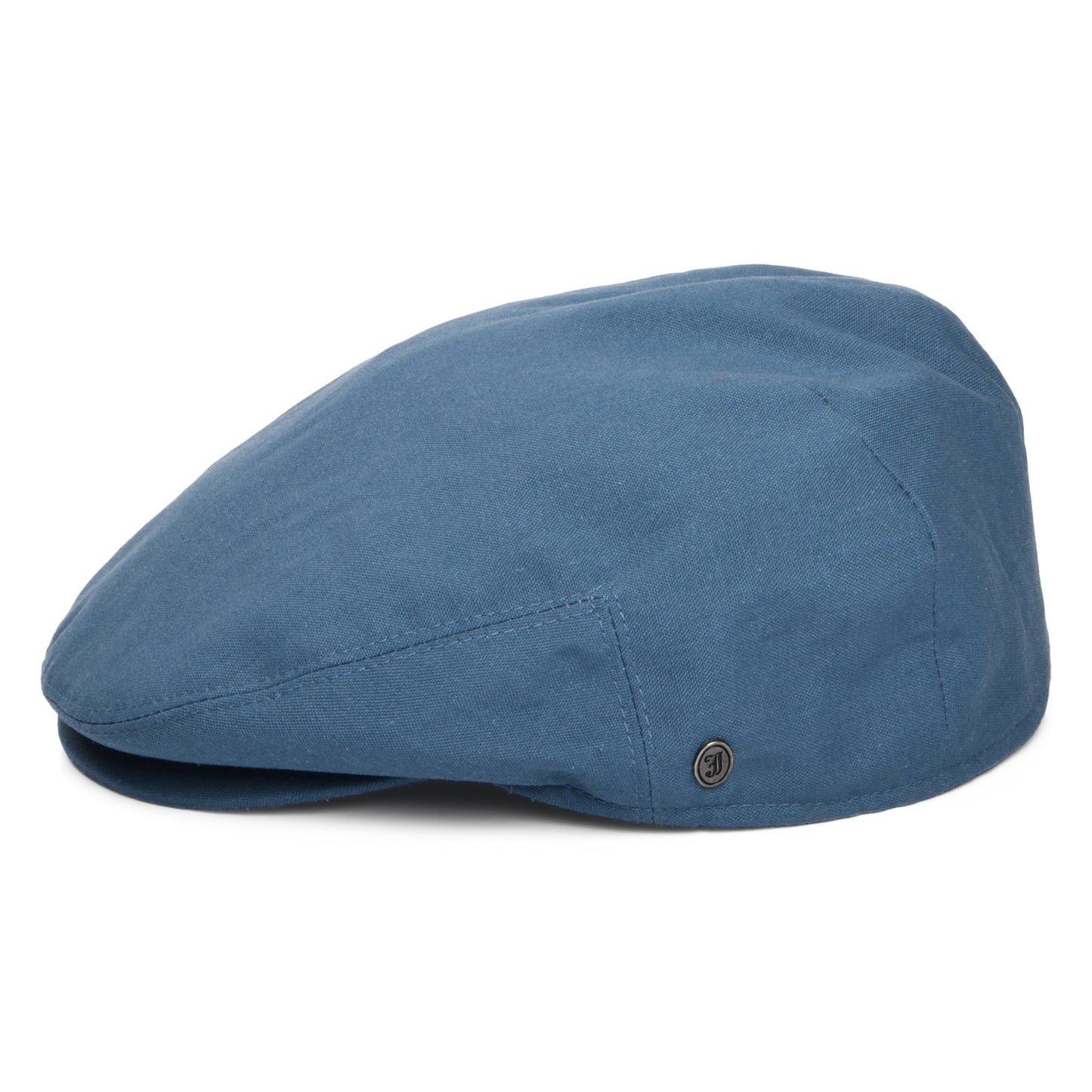 Jaxon & James Linen Flat Cap - Slate Blue