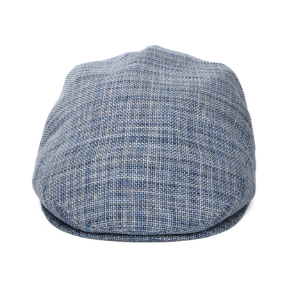 City Sport Textured Linen-Cotton Flat Cap - Blue