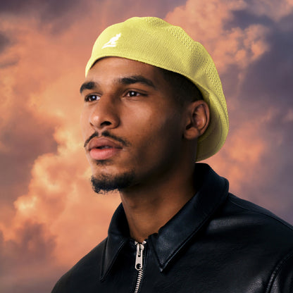 Kangol Tropic 504 Ventair Flat Cap - Butter Yellow