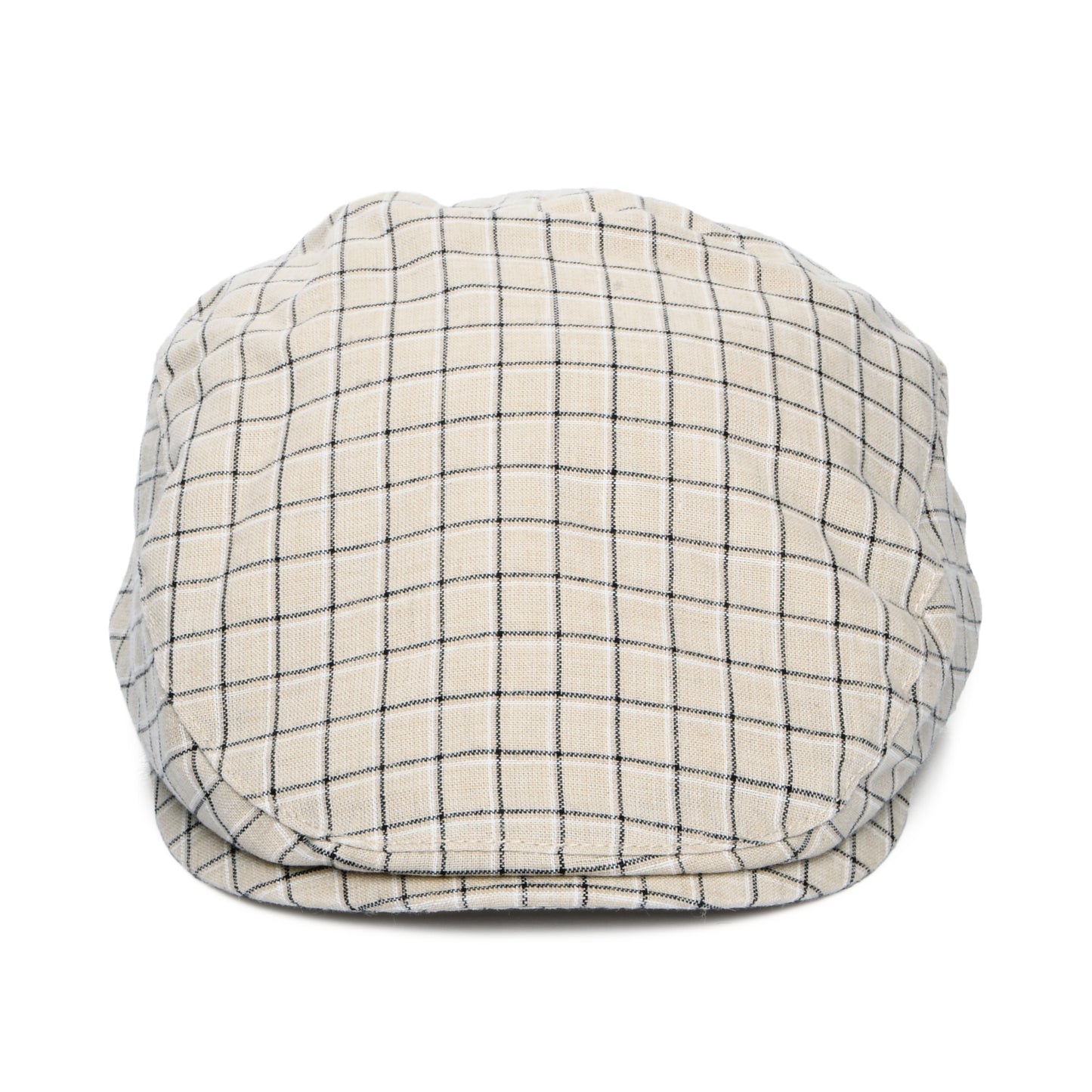 Bailey Hats Liam Cotton-Linen Flat Cap - Beige