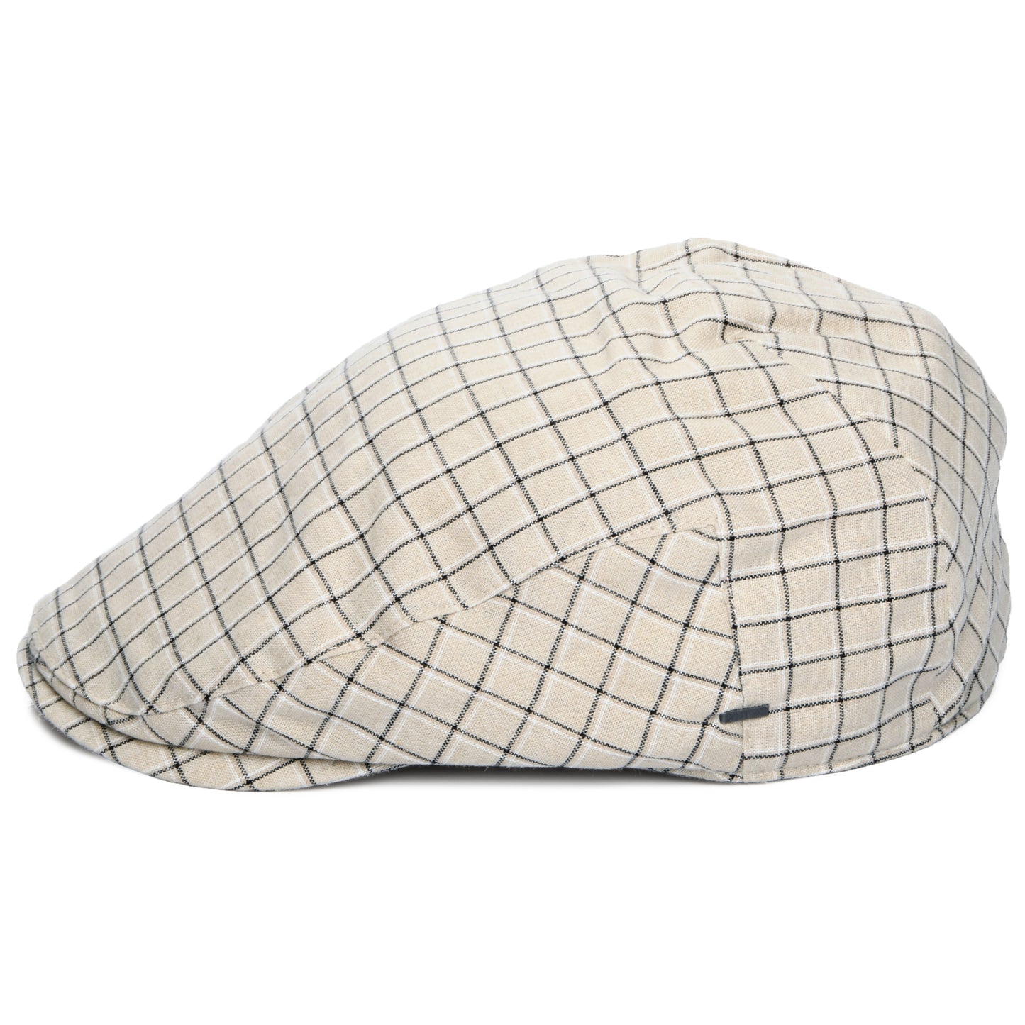 Bailey Hats Liam Cotton-Linen Flat Cap - Beige