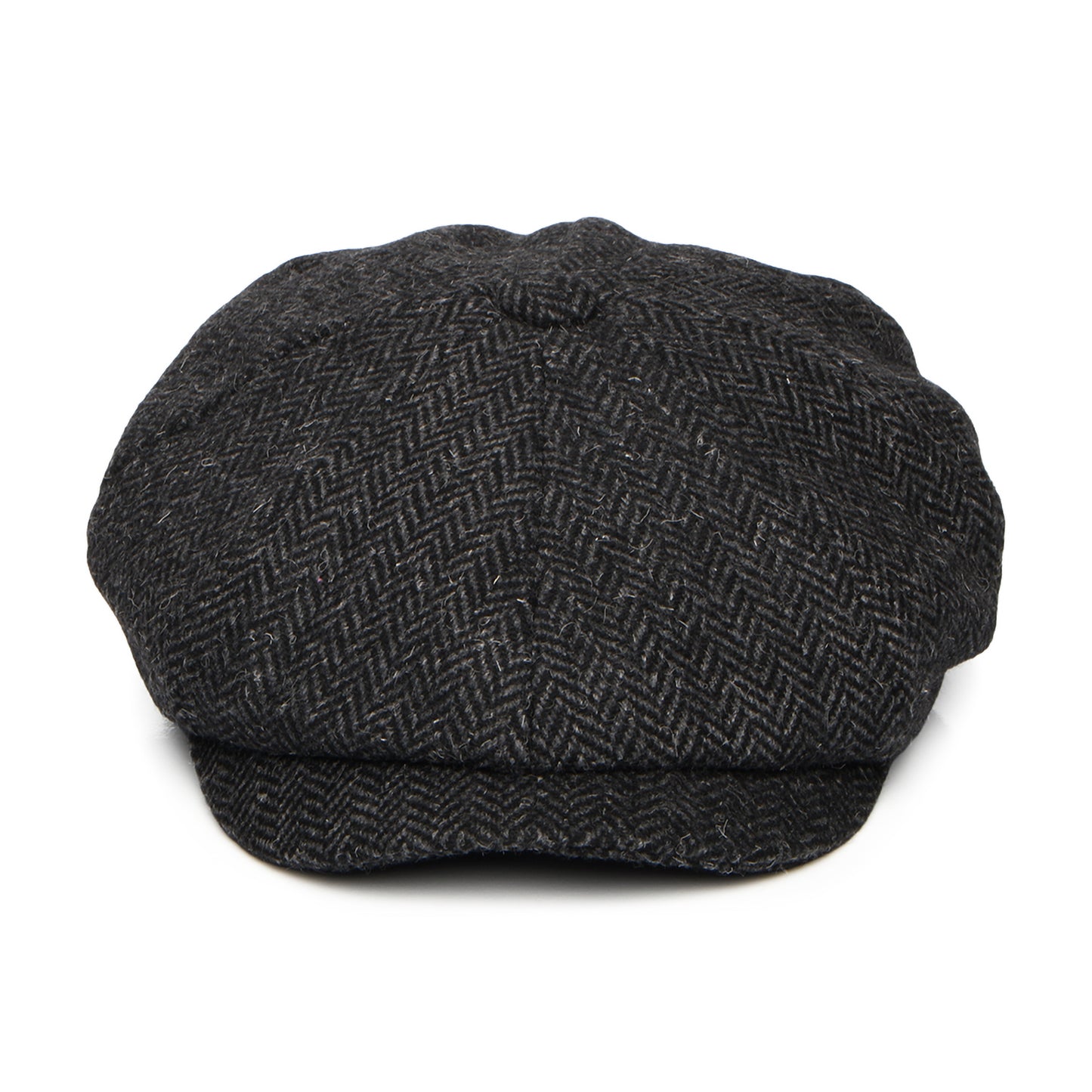 Barbour Hats Fyne Tweed Newsboy Cap - Charcoal