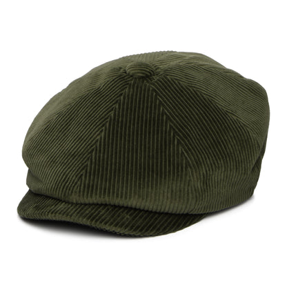Barbour Hats Westdale Corduroy Newsboy Cap - Olive