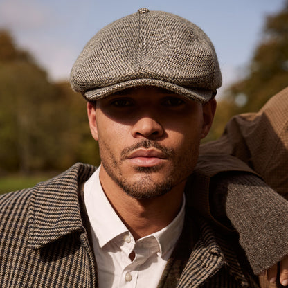 Barts Hats Jamaica Wool Blend Newsboy Cap - Heather Grey