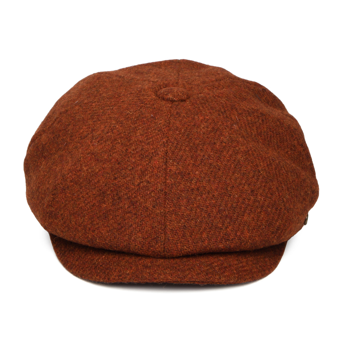 Failsworth Hats HARRIS TWEED Carloway Newsboy Cap - Rust