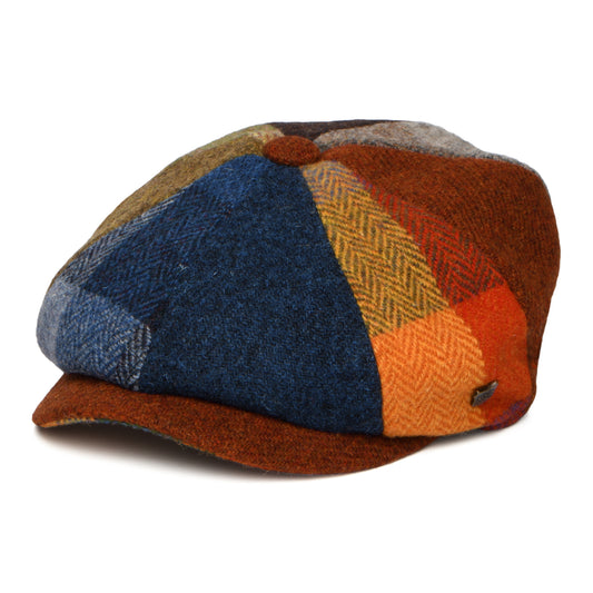 Failsworth Hats HARRIS TWEED Uig Newsboy Cap - Multi-Coloured
