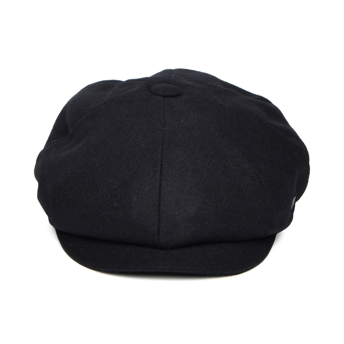 Failsworth Hats Gino Italian Melton Newsboy Cap - Navy Blue