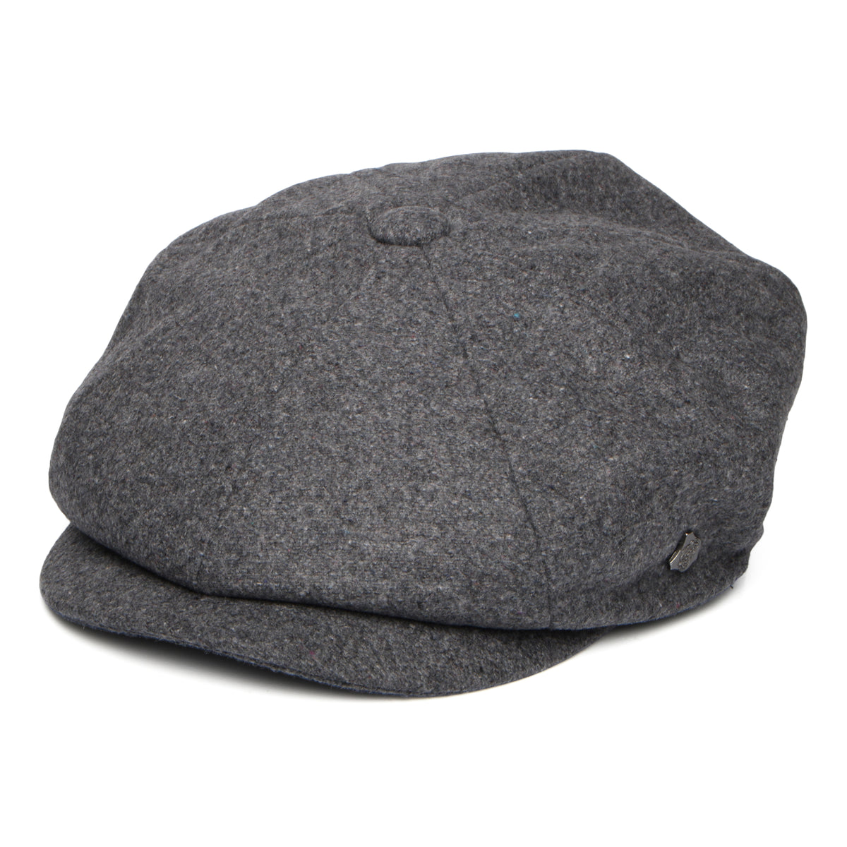 Failsworth Hats Gino Italian Melton Newsboy Cap - Grey