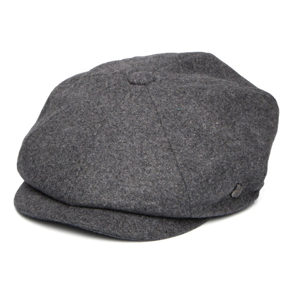 Failsworth Hats Gino Italian Melton Newsboy Cap - Grey