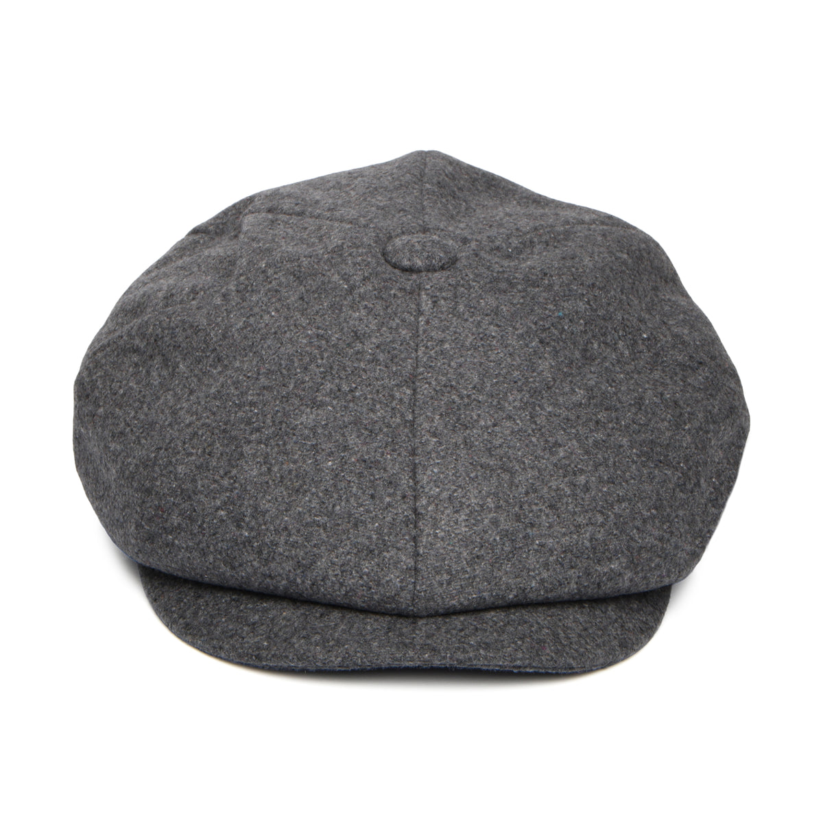 Failsworth Hats Gino Italian Melton Newsboy Cap - Grey