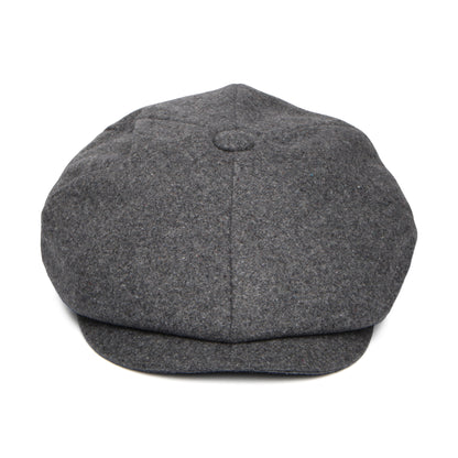 Failsworth Hats Gino Italian Melton Newsboy Cap - Grey