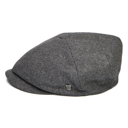 Failsworth Hats Gino Italian Melton Newsboy Cap - Grey
