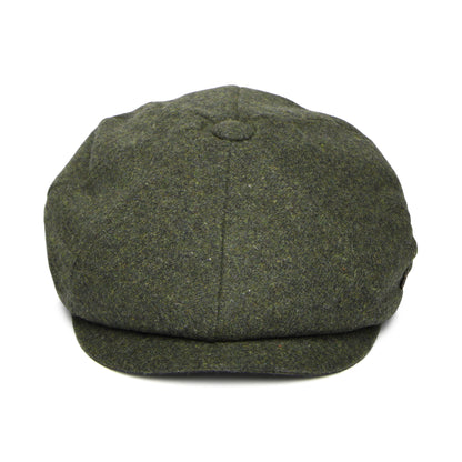Failsworth Hats Gino Italian Melton Newsboy Cap - Loden