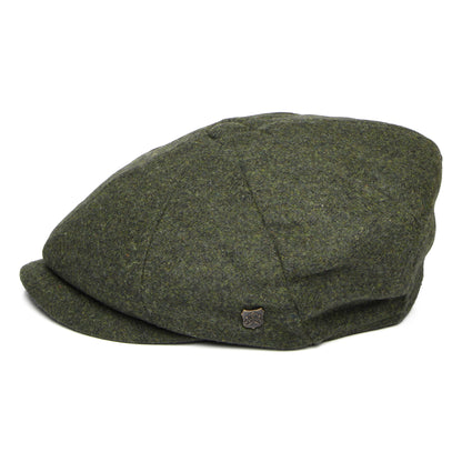 Failsworth Hats Gino Italian Melton Newsboy Cap - Loden