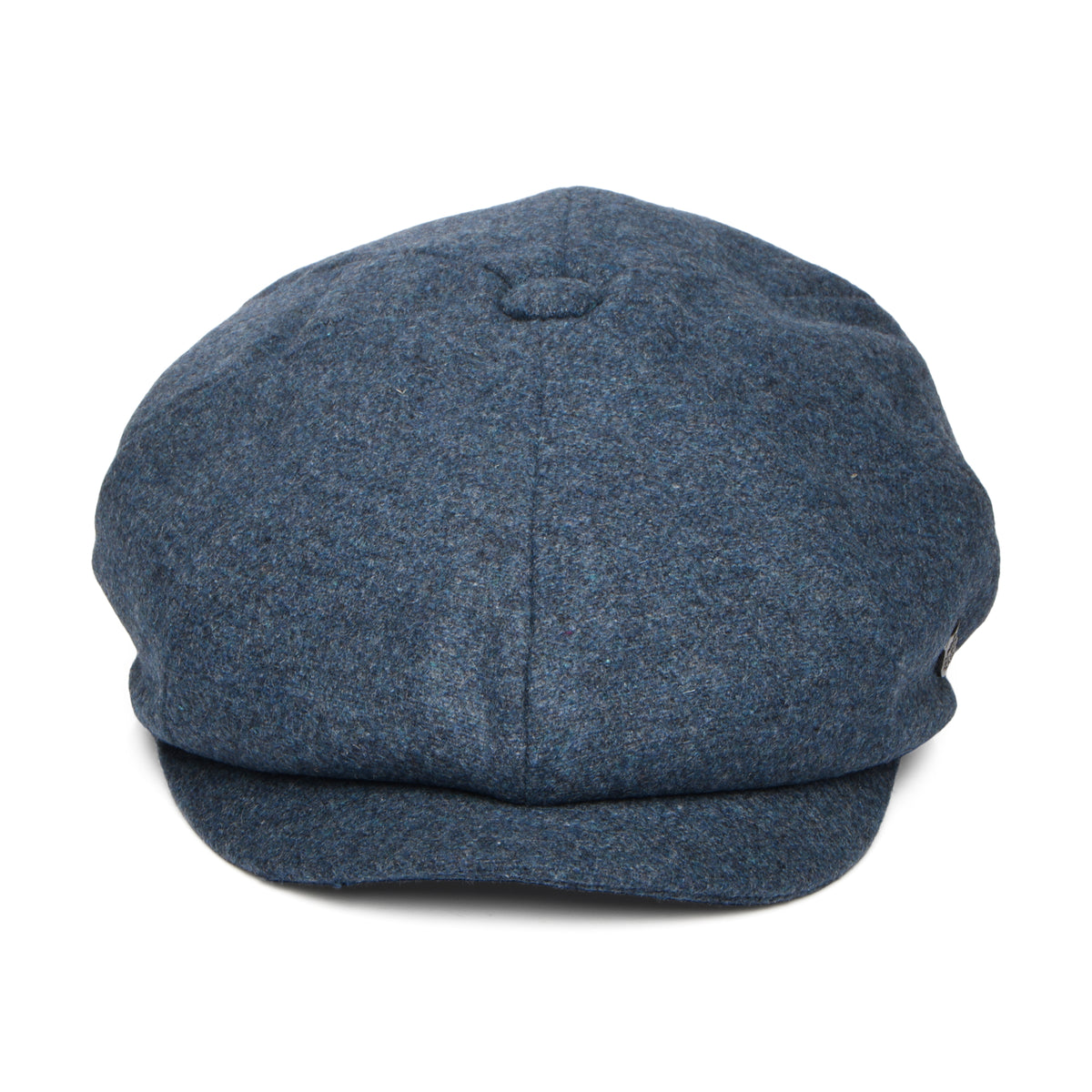 Failsworth Hats Gino Italian Melton Newsboy Cap - Denim Blue
