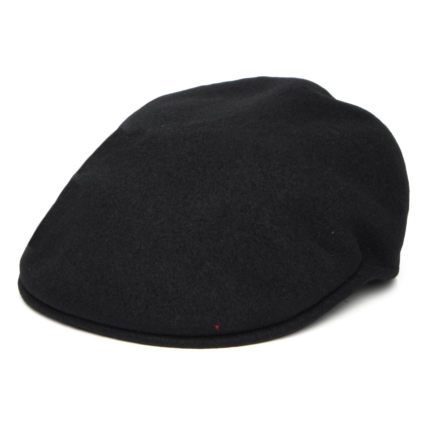 Kangol 504 Wool Flat Cap - Black-Gold