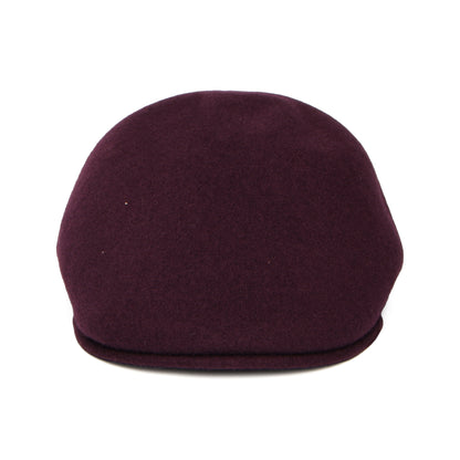 Kangol Seamless Wool 507 Flat Cap - Dark Wine