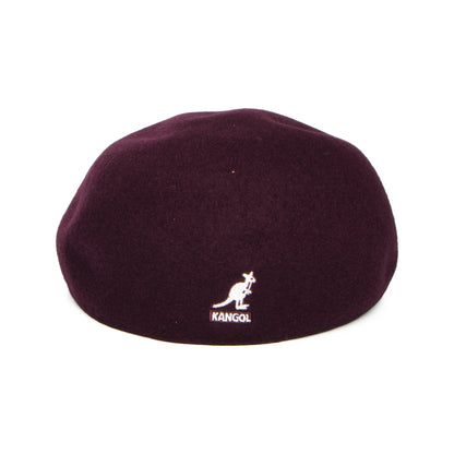 Kangol Seamless Wool 507 Flat Cap - Dark Wine