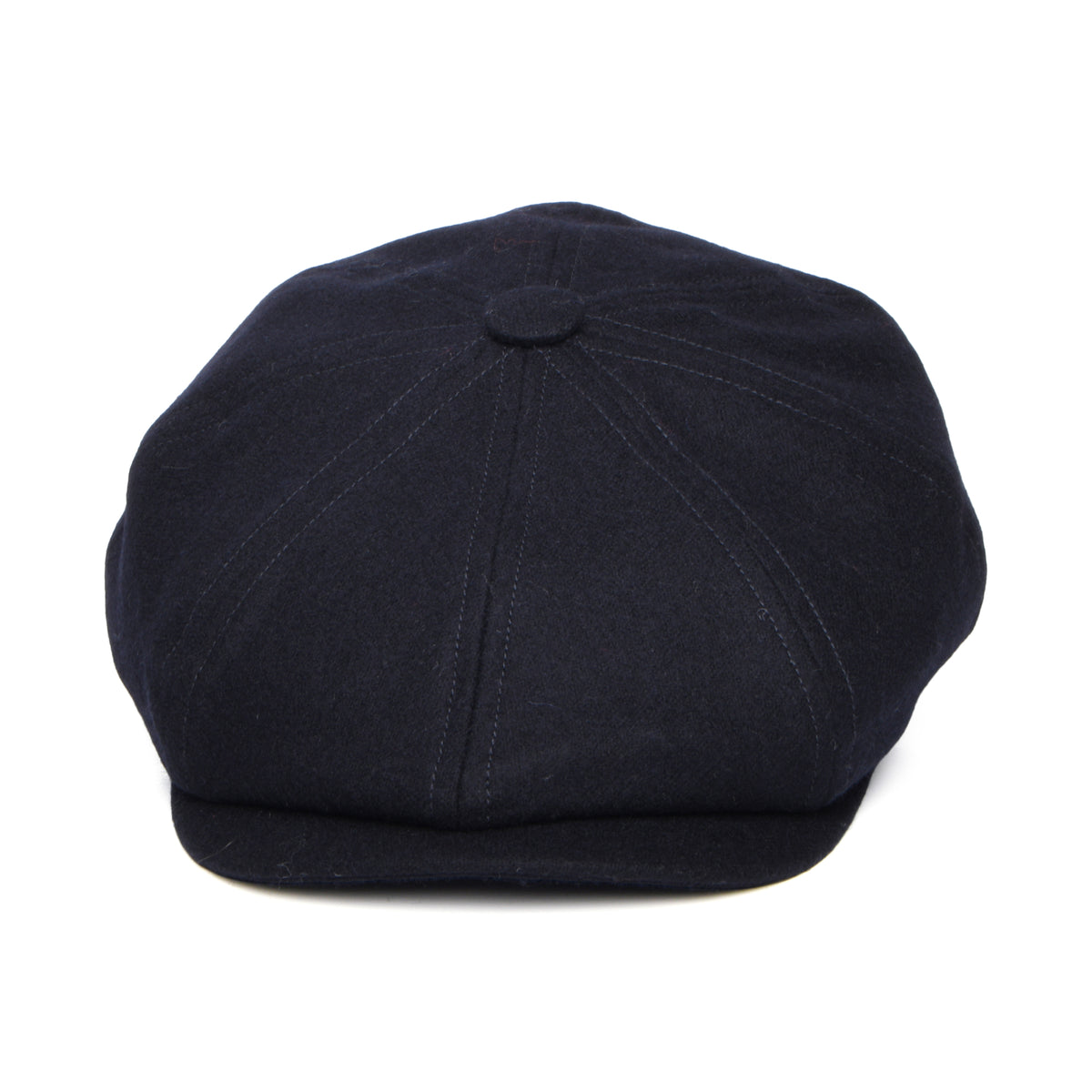 Christys Hats Brooklyn Loden Wool Newsboy Cap - Navy Blue