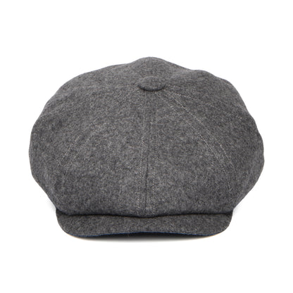Christys Hats Brooklyn Loden Wool Newsboy Cap - Grey