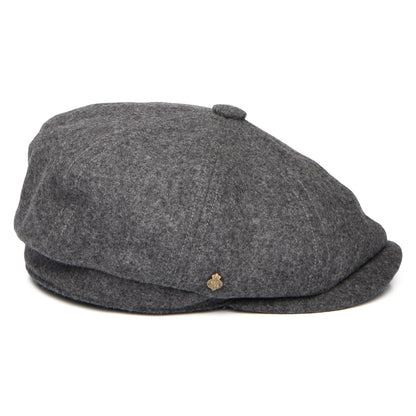 Christys Hats Brooklyn Loden Wool Newsboy Cap - Grey