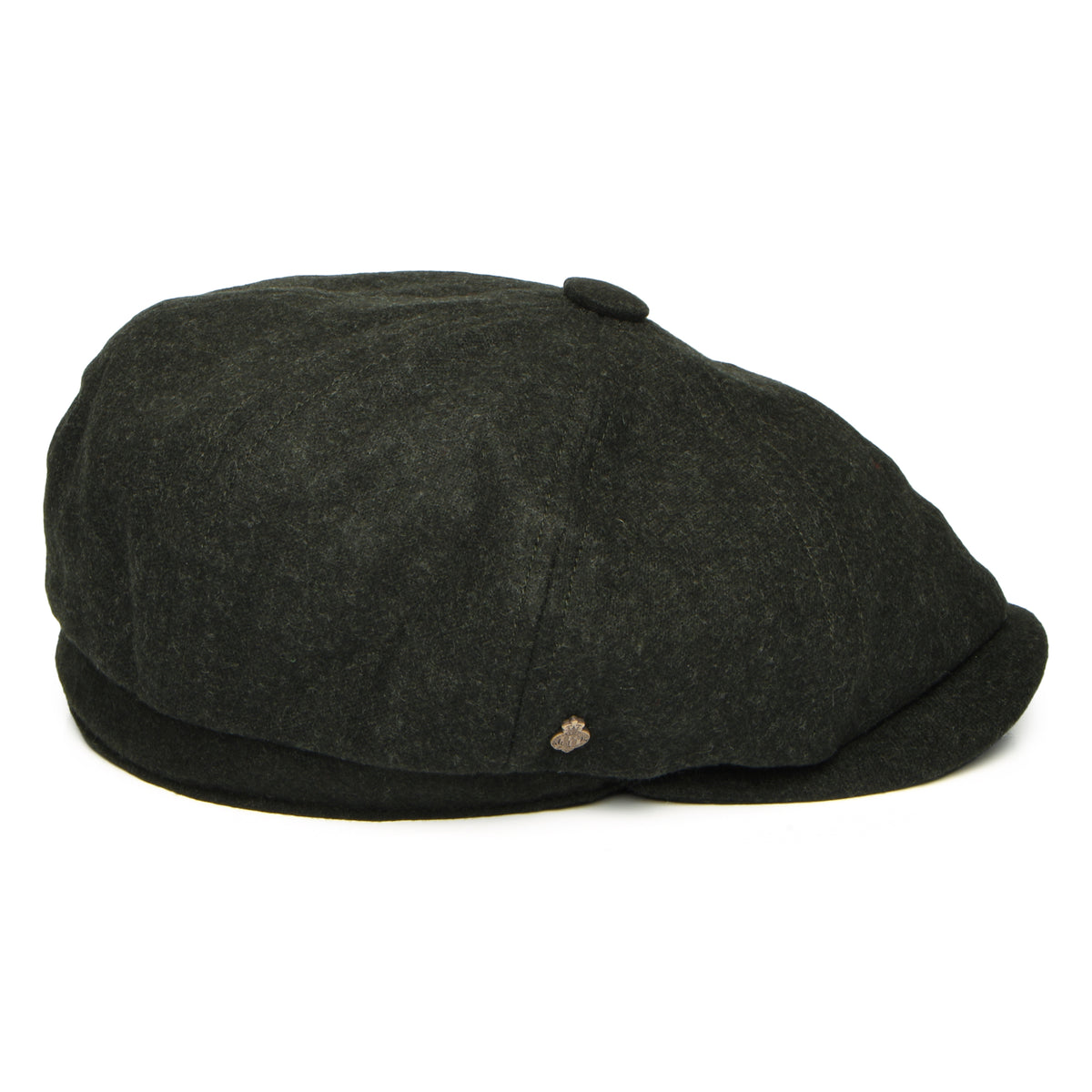 Christys Hats Brooklyn Loden Wool Newsboy Cap - Moss