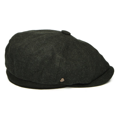 Christys Hats Brooklyn Loden Wool Newsboy Cap - Moss