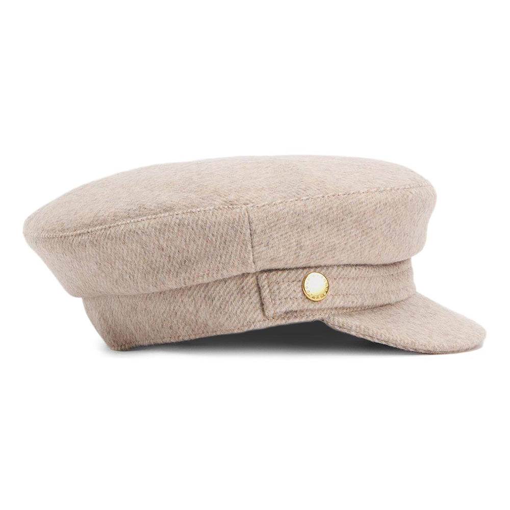 Barbour Hats Bothal Wool Blend Fiddler Cap - Oatmeal