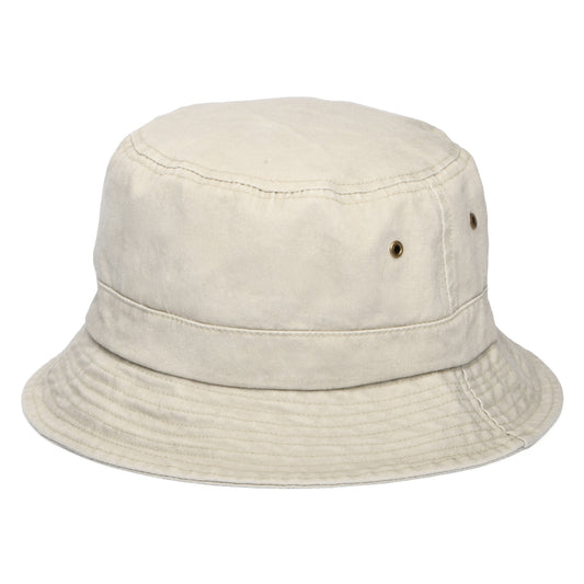 Jaxon & James Packable Cotton Bucket Hat - Putty