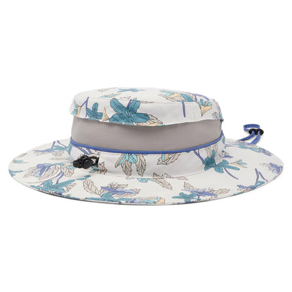 Columbia Hats Bora Bora Printed Tiger Lilies Boonie Hat - White-Multi