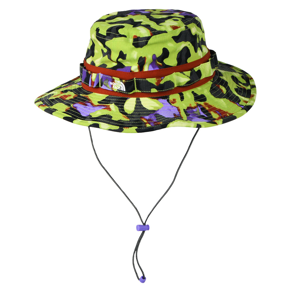 The North Face Hats Class V Brimmer Camouflage Recycled Boonie Hat - Lime-Multi