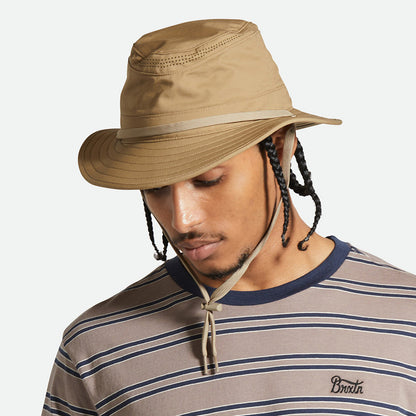Brixton Hats Coolmax Packable Boonie Hat - Khaki