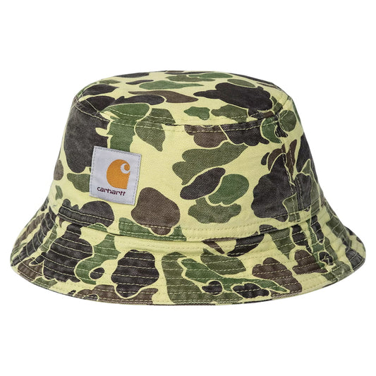 Carhartt WIP Hats Duck Washed Organic Cotton Bucket Hat - Camouflage