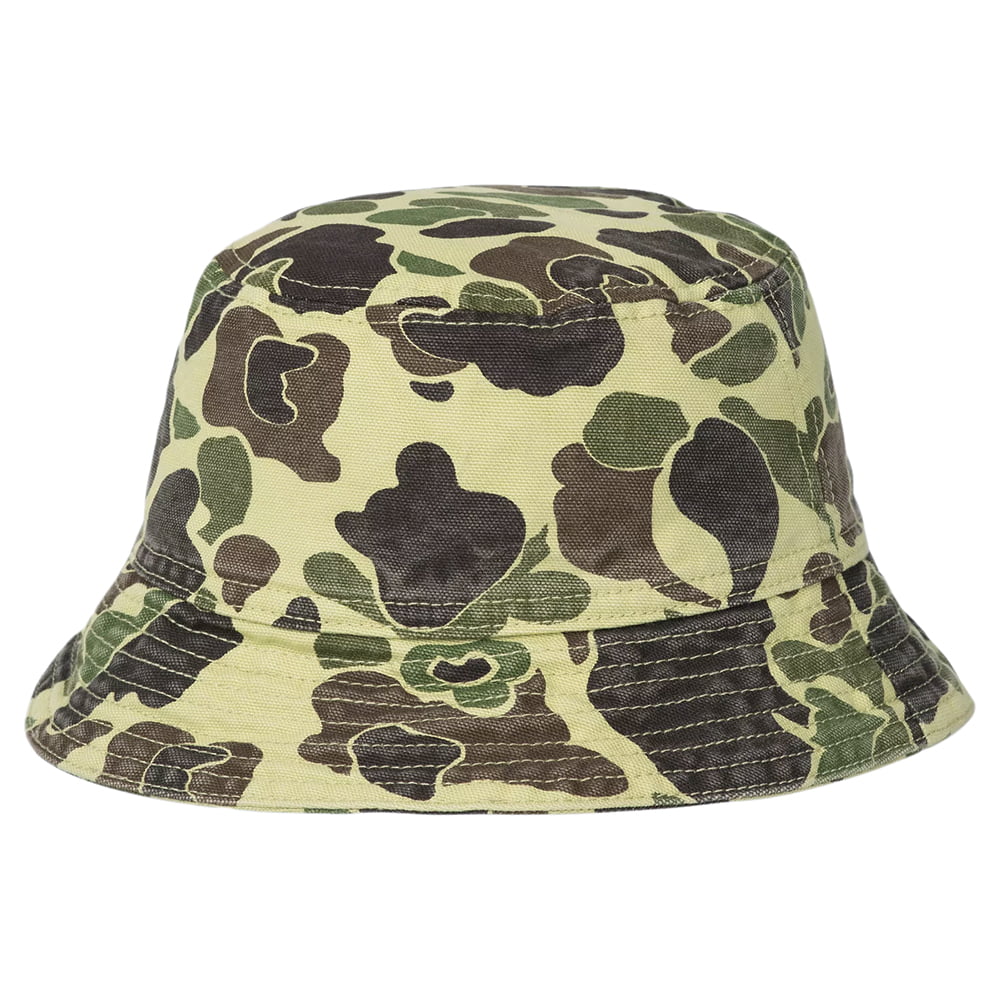 Carhartt WIP Hats Duck Washed Organic Cotton Bucket Hat - Camouflage