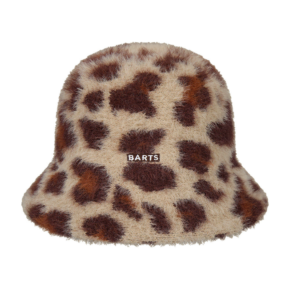 Barts Hats Lylja Faux Fur Bucket Hat - Leopard