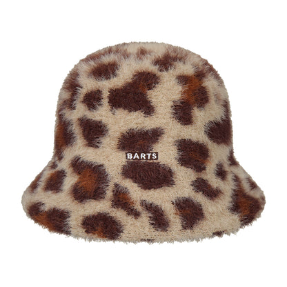 Barts Hats Lylja Faux Fur Bucket Hat - Leopard
