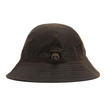 Barbour Hats Transport Wax 6 Panel Bucket Hat - Olive