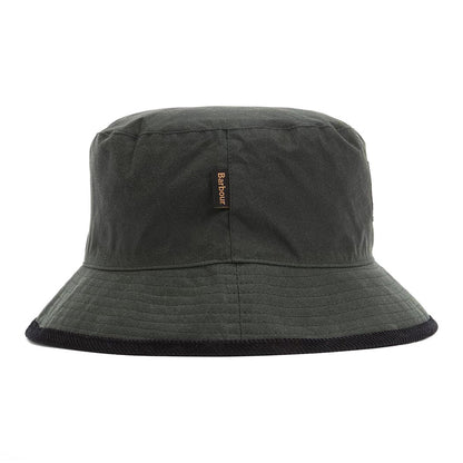 Barbour Hats Field Wax Bucket Hat - Black-Sage