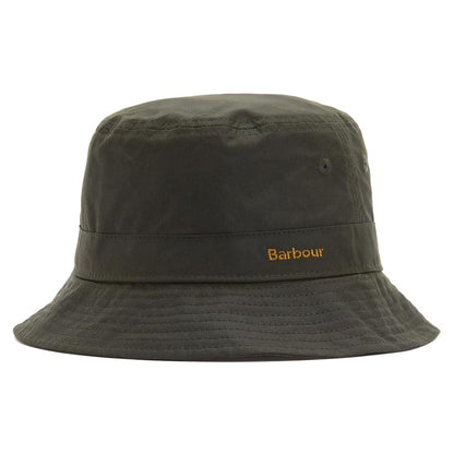 Barbour Hats Belsay Waxed Cotton Bucket Hat - Fern