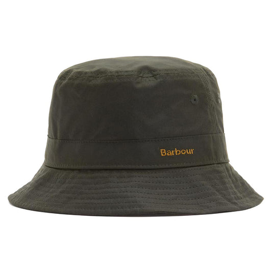 Barbour Hats Belsay Waxed Cotton Bucket Hat - Fern